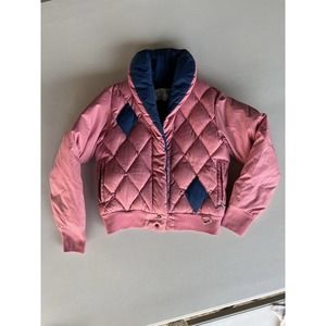 Vintage DiTrani Ladies Size 8 SKI Jacket Blue Pink